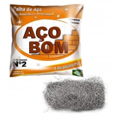 19061 - PALHA AÇO 2 20PC ACOBOM 