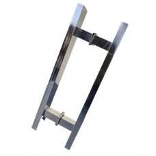18918 - PUXADOR 40CM X 30CM ENTRE FUROS ALUMINIO QUADRADO GRASSO 401