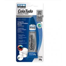 19833 - COLA ADESIVA 20G COLA TUDO TEKBOND