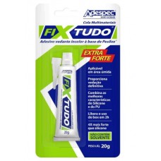 19824 - COLA ADESIVA  20G FIXTUDO INCOLOR TEKBON