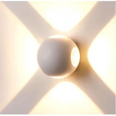 19914 - ARANDELA DE SOBREPOR 12W 3K BRANCA ESFERA