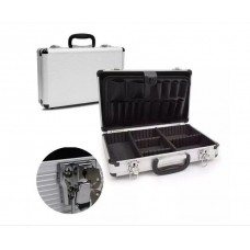 20048 - MALETA DE ALUMINIO GRANDE P/FERRAMENTAS 457X331X15O PRATA FERTAK