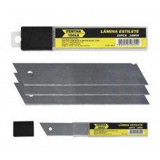 20043 - LAMINA P/ESTILETE LARGA 18MM 10PC FERTAK